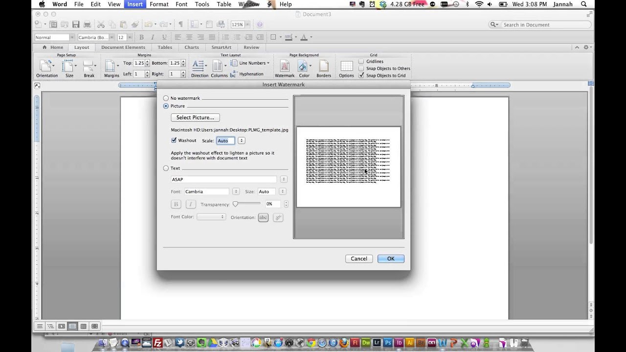 lock down a template in word 14 for mac